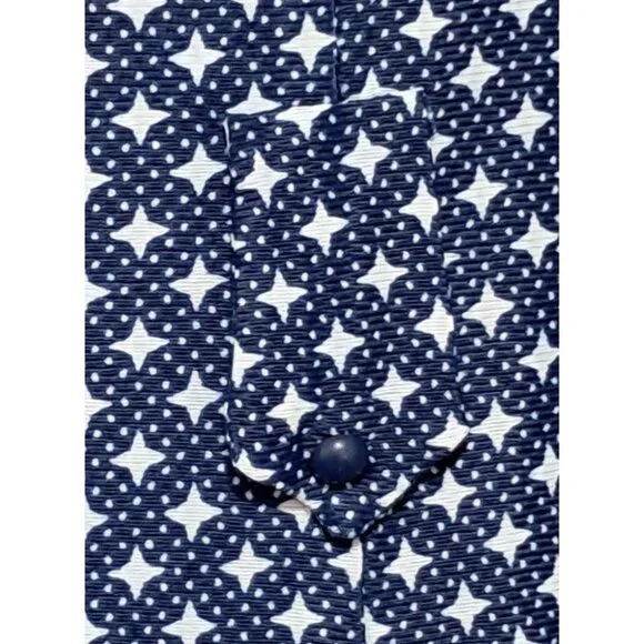 Vintage Outfit Blouse Top Pants Womens XS S Peter Pan Collar Button Accents 1960 - Picture 10 of 13